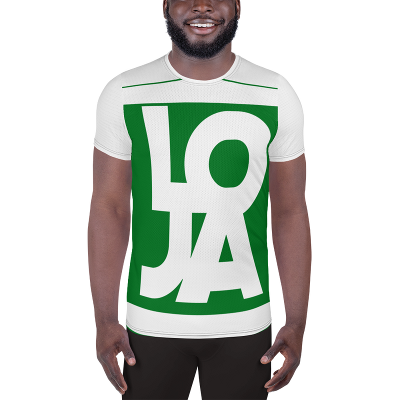 Lion Of Judah Apparel Logo Green Frog All Over Print Men's Athletic T-shirt