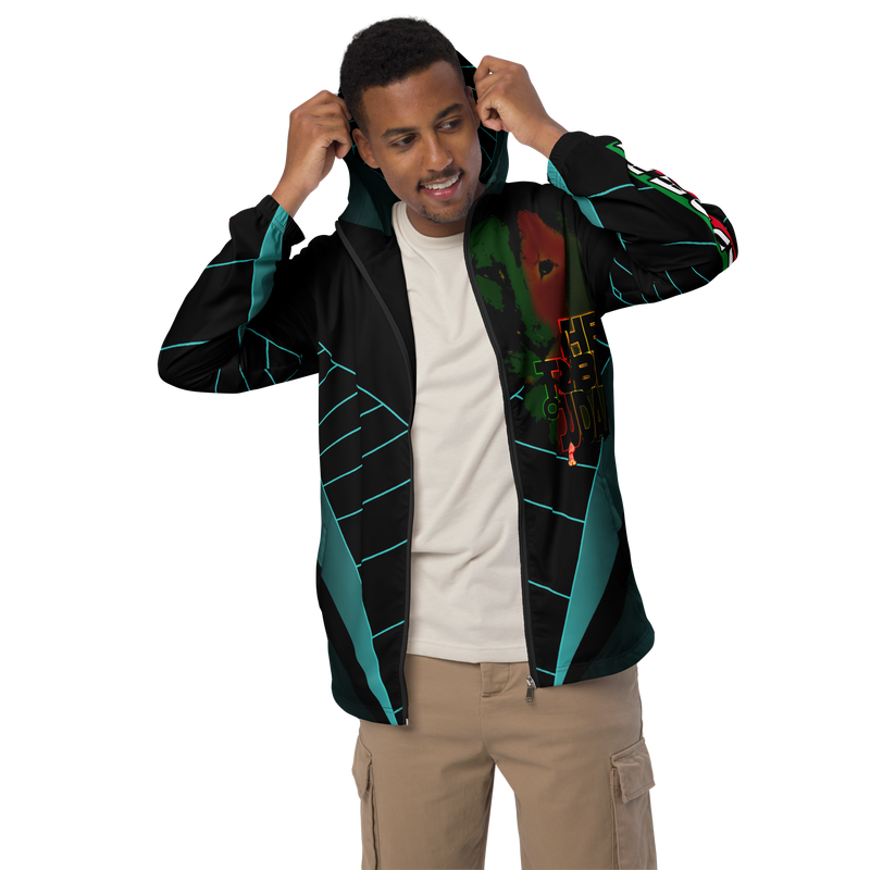 Tribe Of Judah Lion Graphic Design V.3 Men’s windbreaker