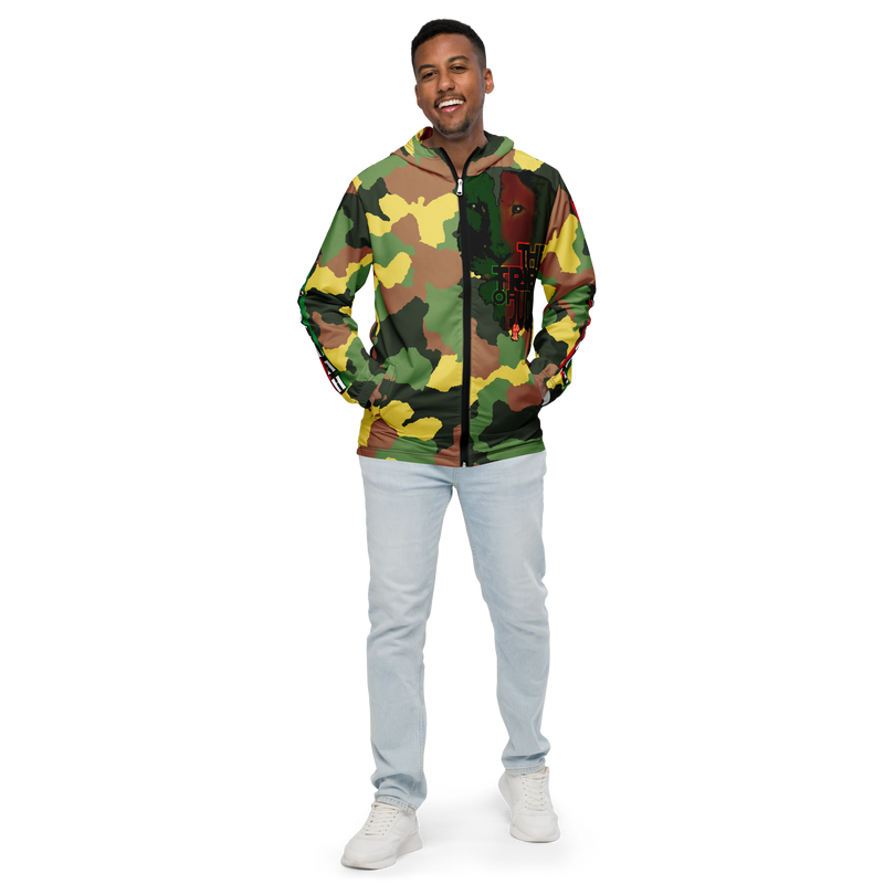 Tribe Of Judah Lion Camo Graphic Design V.1 Men’s windbreaker