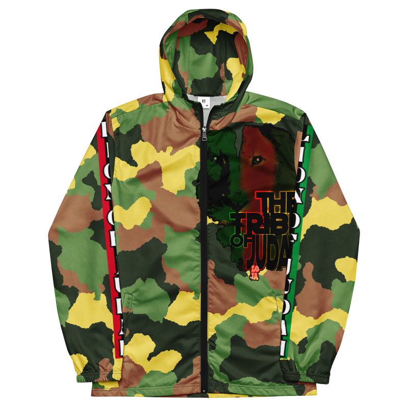 Tribe Of Judah Lion Camo Graphic Design V.1 Men’s windbreaker