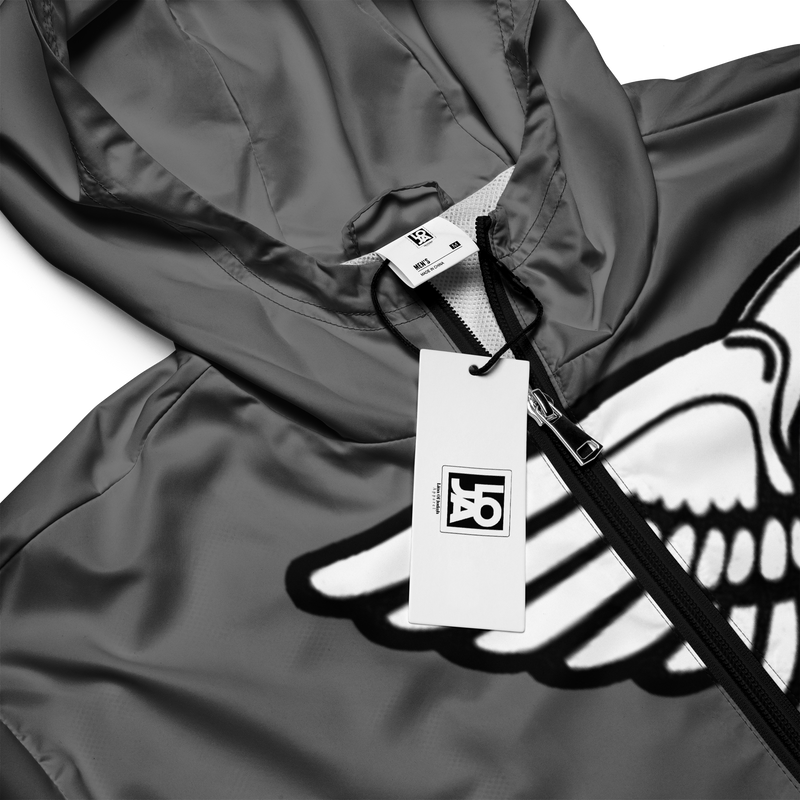 Lion Of Judah Logo Design Men’s Grey windbreaker