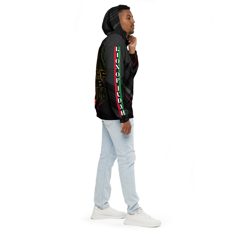 Tribe Of Judah Lion Graphic Design V.2 Men’s windbreaker