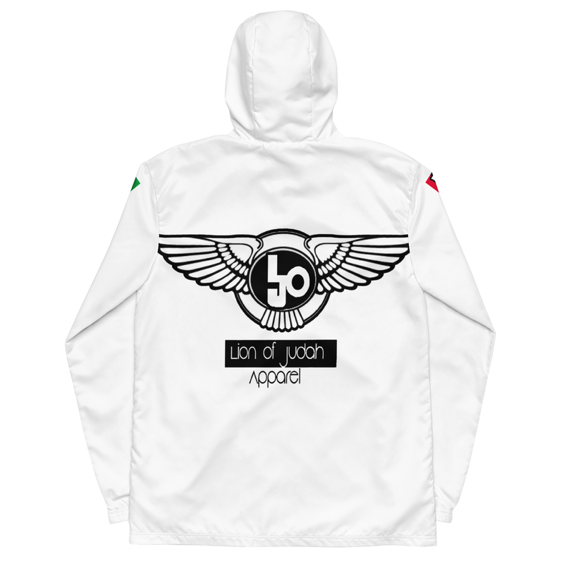 Lion Of Judah Logo Design Men’s White windbreaker