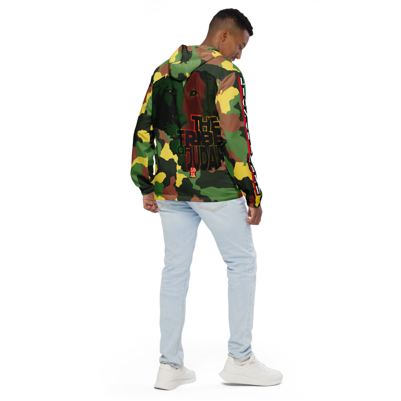 Tribe Of Judah Lion Camo Graphic Design V.1 Men’s windbreaker