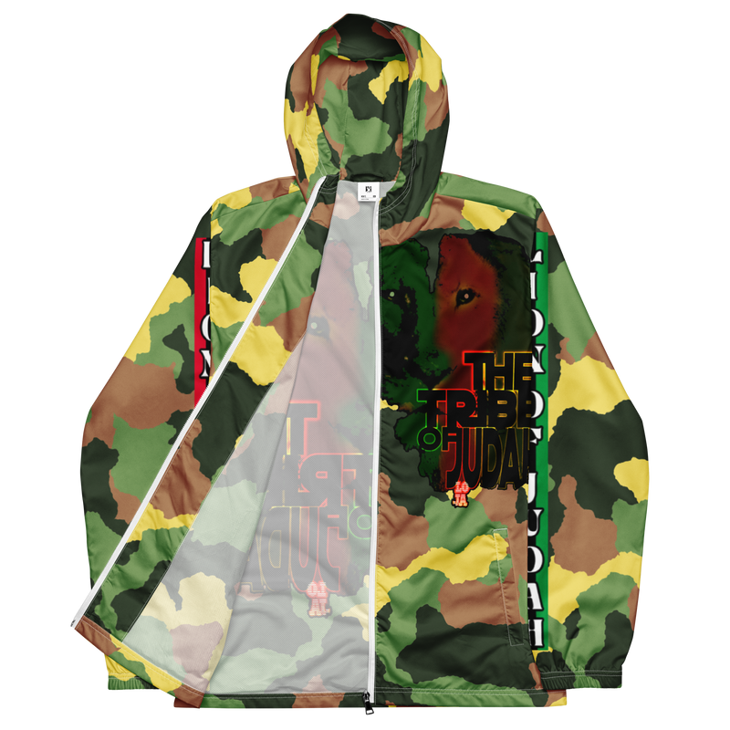Tribe Of Judah Lion Camo Graphic Design V.1 Men’s windbreaker