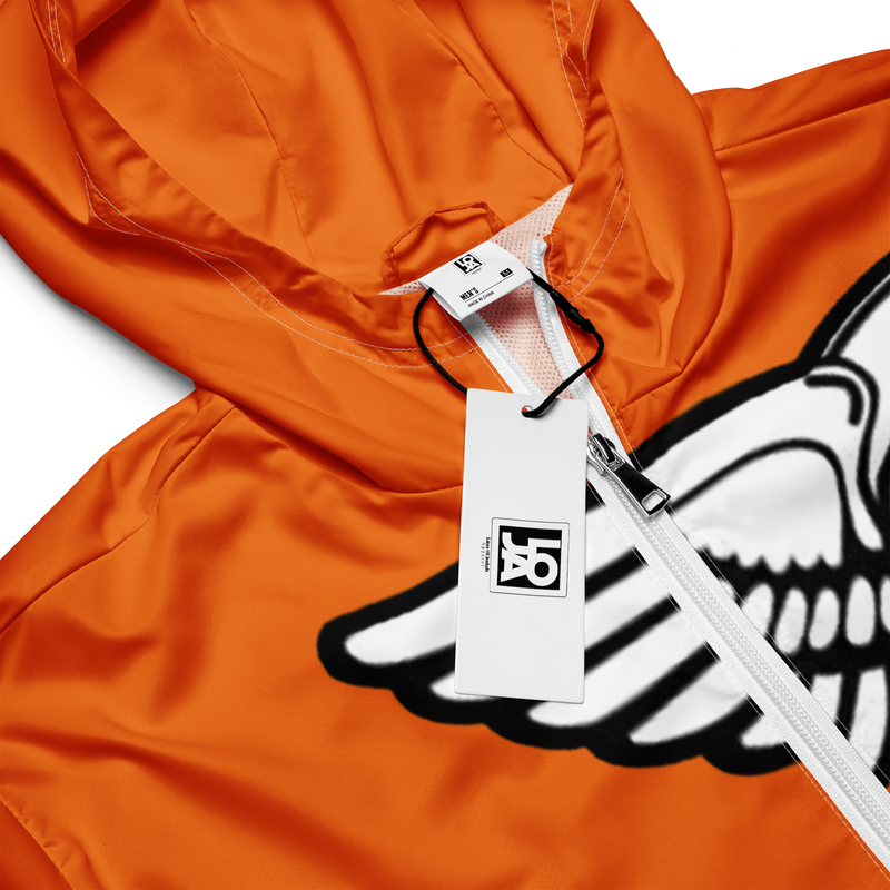 Lion Of Judah Logo Design Men’s Orange windbreaker