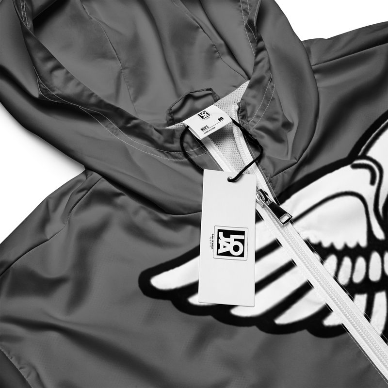 Lion Of Judah Logo Design Men’s Grey windbreaker