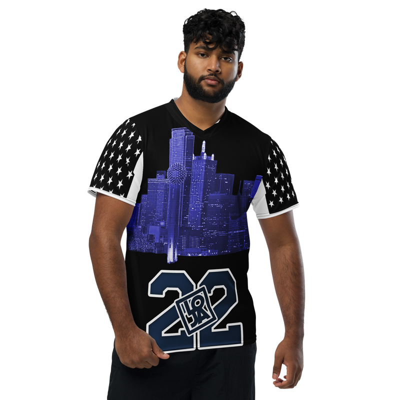 Recycled Sports Jersey,
Unisex Sportswear,
Dallas City Jersey,
Eco-Friendly Sportswear,
Dallas Skyline Apparel,
Sustainable Sports Jersey,
Lightweight Sports Jersey,
Breathable Workout Jersey,
Dallas Graphic Shirt,
Recycled Fabric Jersey,
Moisture-Wicking Sportswear,
Urban Skyline Sportswear,
Eco-Conscious Jersey,
Unisex Workout Shirt,
Dallas Team Jersey,
Athletic Eco Jersey,
City Pride Sports Jersey,
Performance Sportswear,
Recycled Material Jersey,