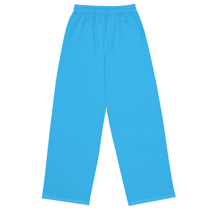 Lion Of Judah Logo Design Men’s Sky Blue Unisex Wide-Leg Pants
