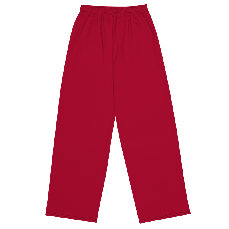 Tribe Of Judah Lion Graphic Design Red Unisex Wide-Leg Pants