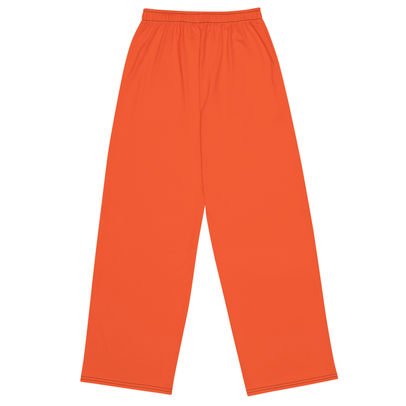 Tribe Of Judah Lion Graphic Design Orange Unisex Wide-Leg Pants