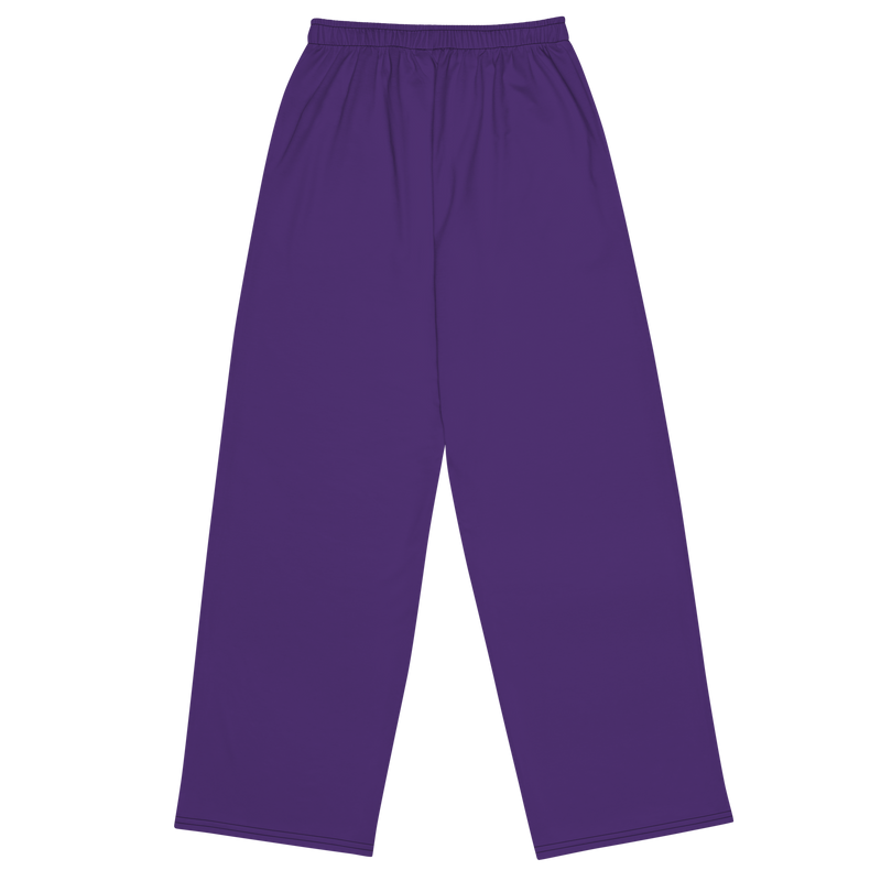 Tribe Of Judah Lion Graphic Design Purple Unisex Wide-Leg Pants