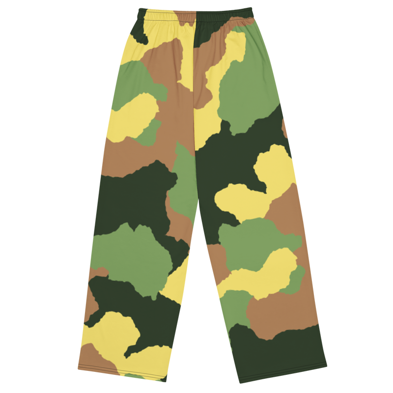 Tribe Of Judah Lion Camo Graphic Design V.1 unisex wide-leg pants