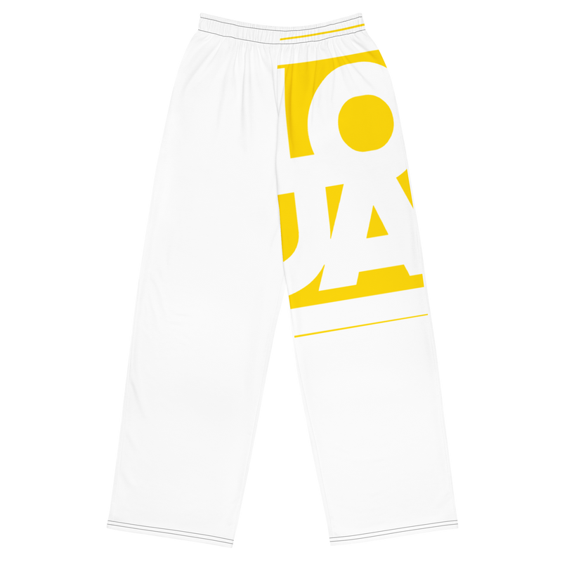 Lion Of Judah Apparel Logo High Energy bright Sun Star Yellow All over print unisex wide leg pants