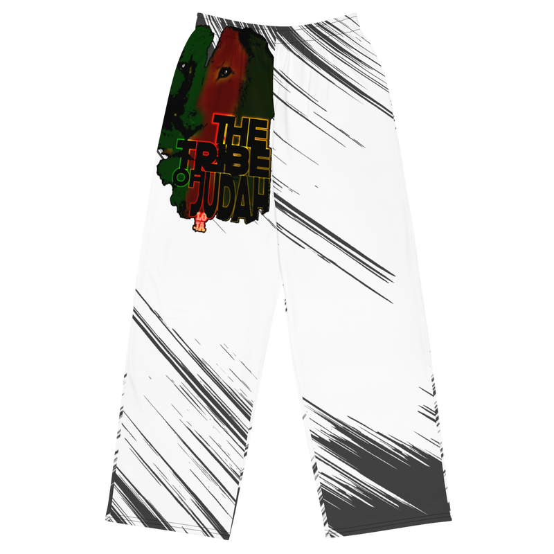 Tribe Of Judah Lion Graphic Design Unisex Wide-Leg Pants