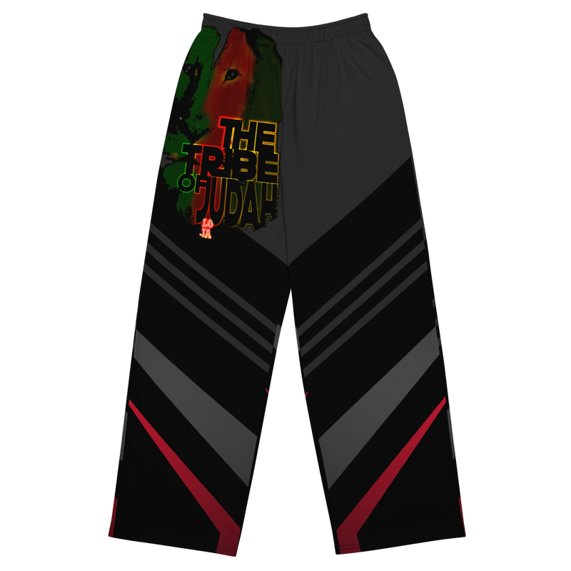 Tribe Of Judah Lion Graphic Design V.2 Unisex Wide-Leg Pants