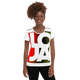 Lion Of Judah Apparel Logo REd BlacK GreeN All Over Print Women's Athletic T-shirt