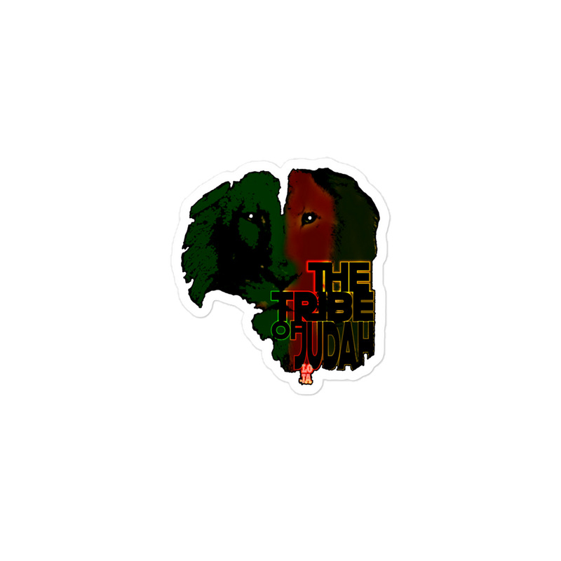 The Tribe Of Judah Lion Bubble free stickers