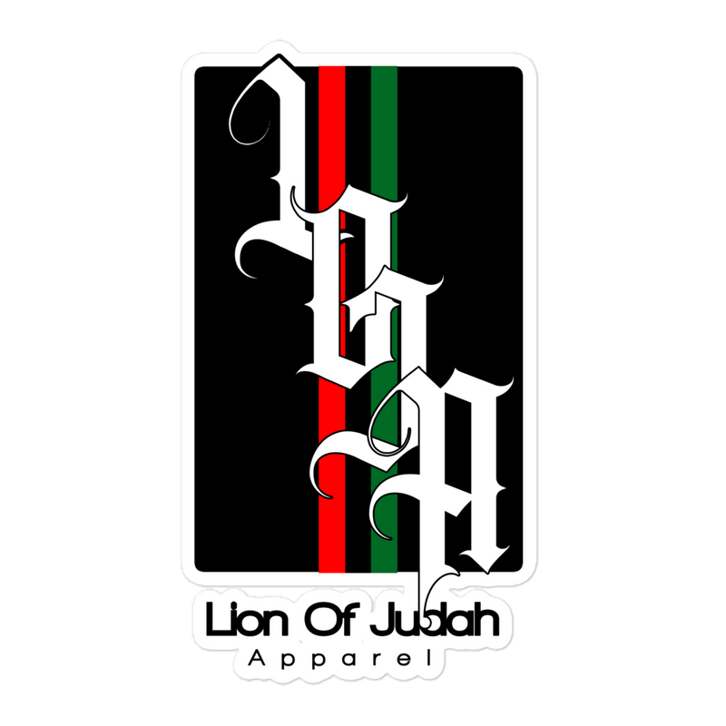Lion of Judah 2022 Design Bubble free stickers