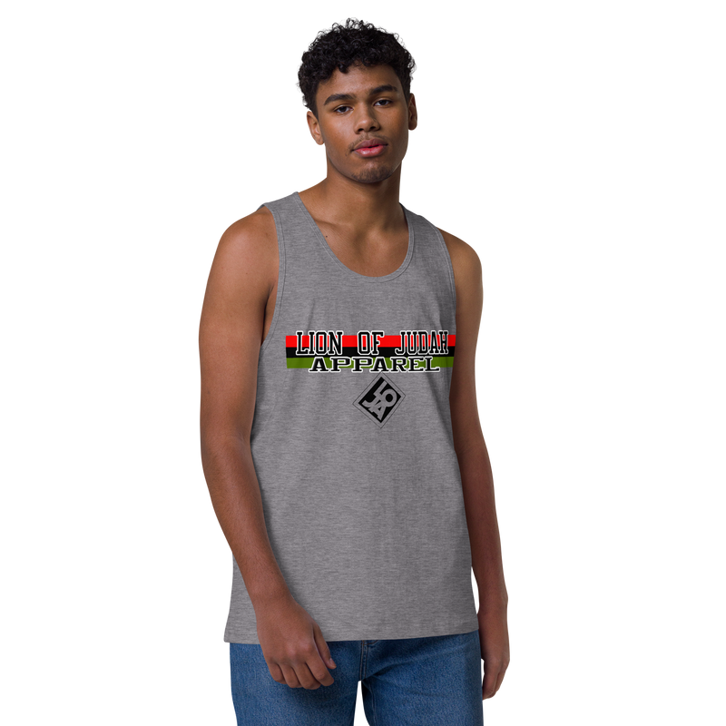 Lion Of Judah Apparel Brand Design Men’s premium tank top