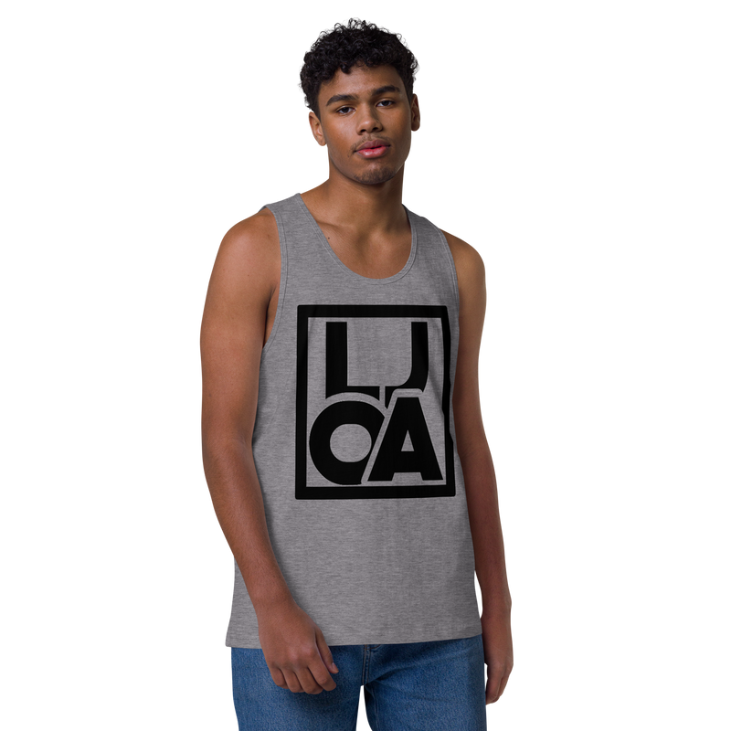 Lion Of Judah Apparel Black new logo Men’s Premium Tank Top