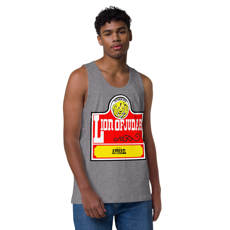Lion Of Judah Spinoff of  Wendy's Men’s Premium Tank Top