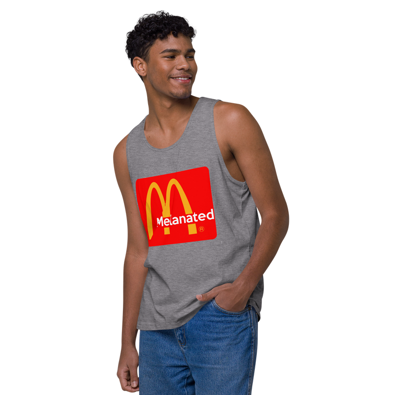 Lion Of Judah Mc Donald's Spinoff Design Men’s premium tank top