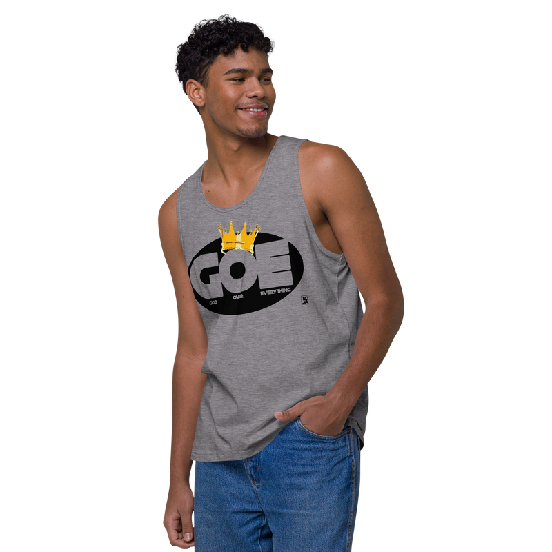 God Over Everything Design Men’s Premium Tank Top