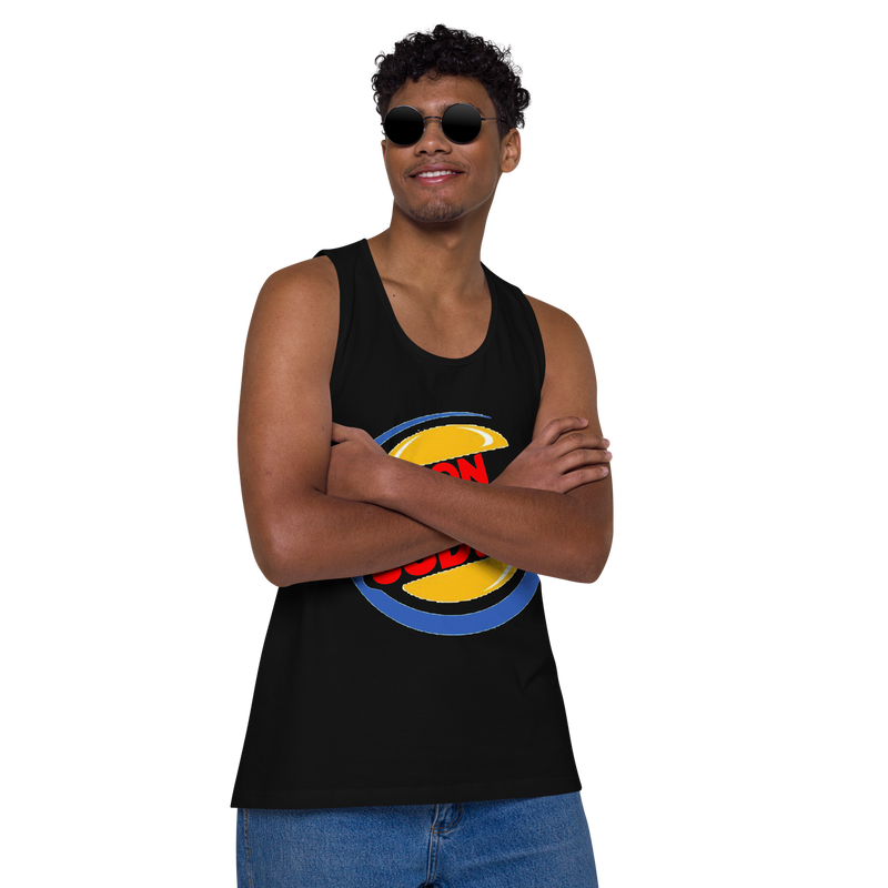 Lion Of Judah (BK) Burger King Spinoff Design Men’s premium tank top