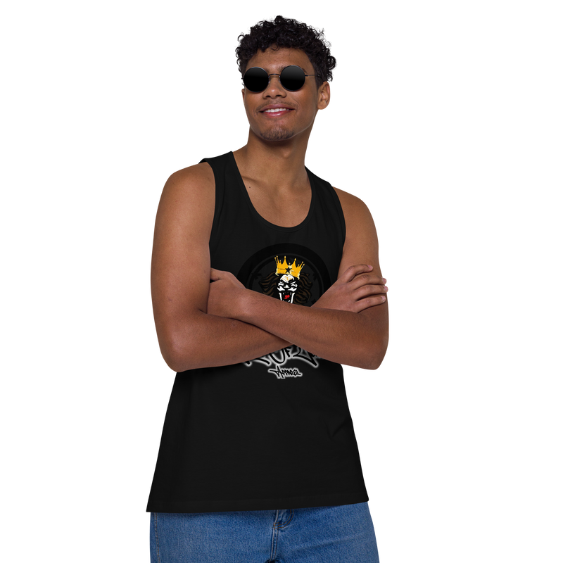 Lion Of Judah Apparel Lion Design Men’s Premium Tank Top
