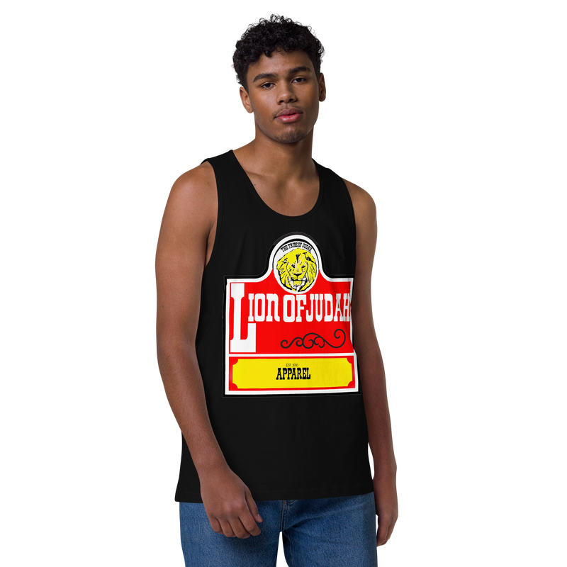 Lion Of Judah Spinoff of  Wendy's Men’s Premium Tank Top