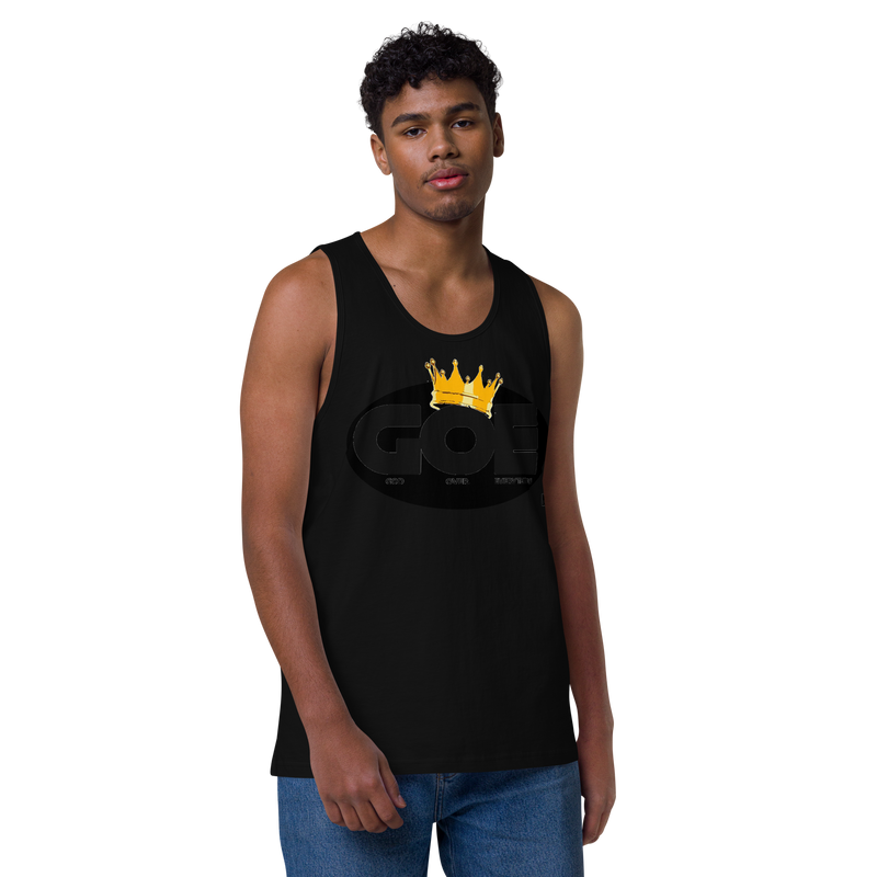 God Over Everything Design Men’s Premium Tank Top