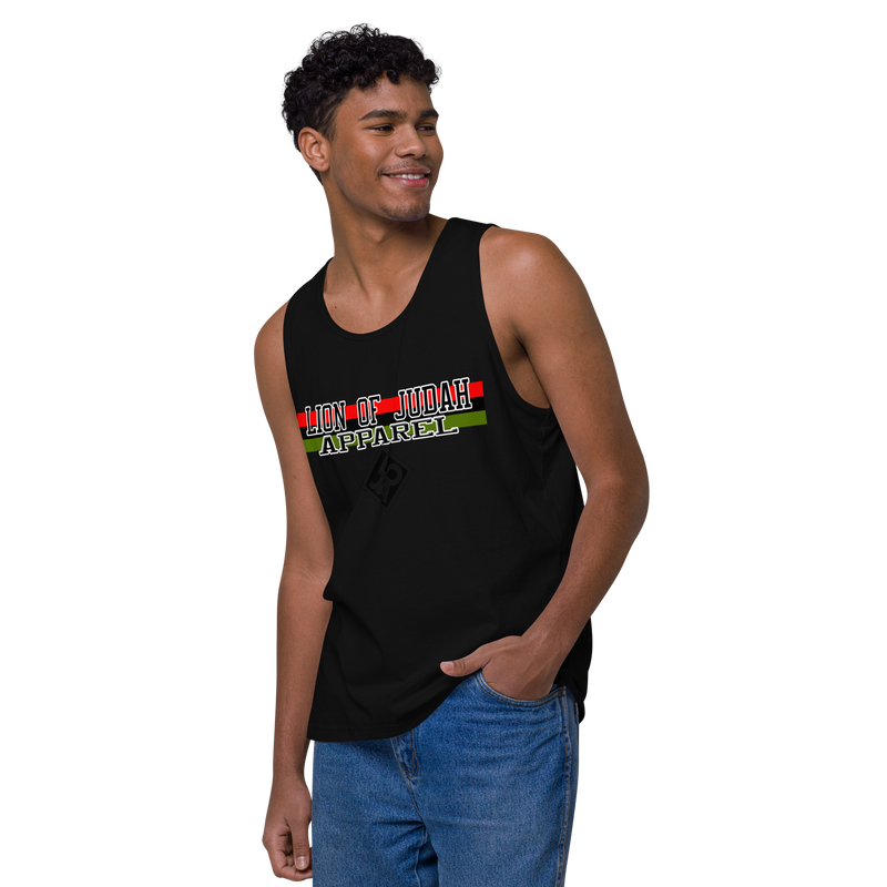Lion Of Judah Apparel Brand Design Men’s premium tank top