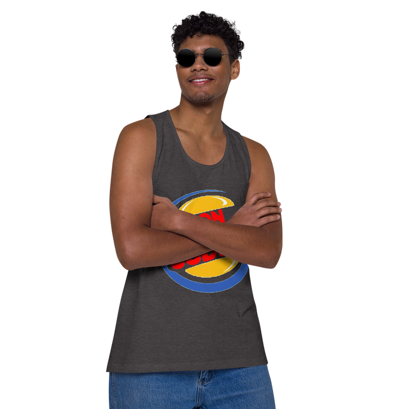 Lion Of Judah (BK) Burger King Spinoff Design Men’s premium tank top