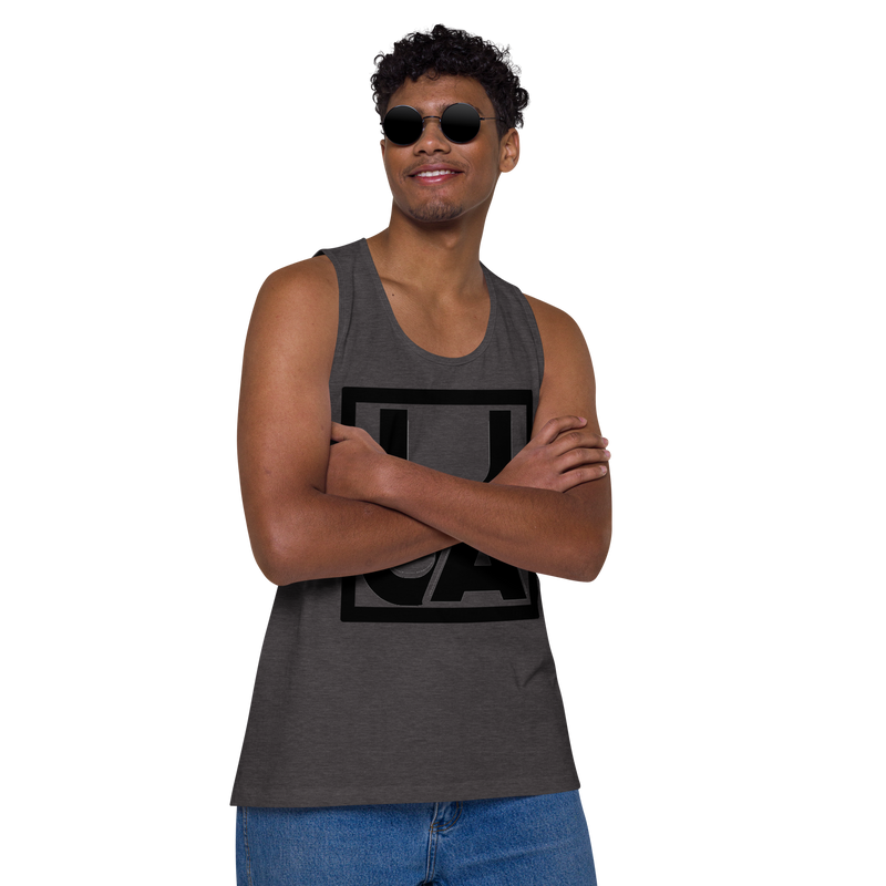 Lion Of Judah Apparel Black new logo Men’s Premium Tank Top