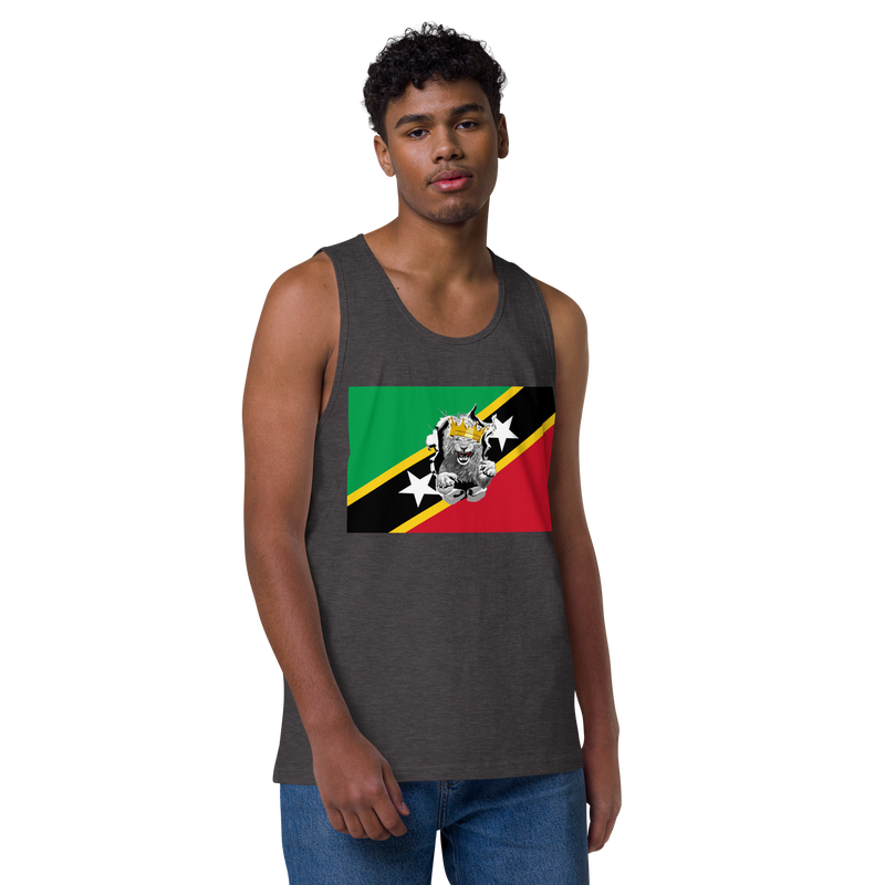 West Indian Lion of Judah Men’s premium tank top