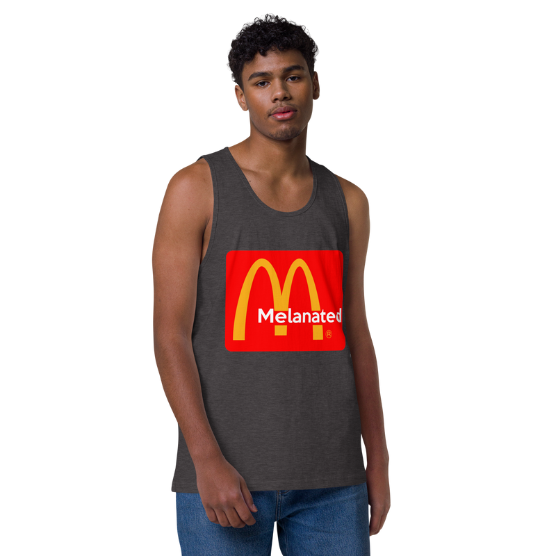 Lion Of Judah Mc Donald's Spinoff Design Men’s premium tank top