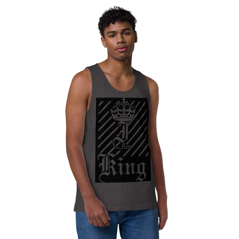 I am King Men’s premium tank top
