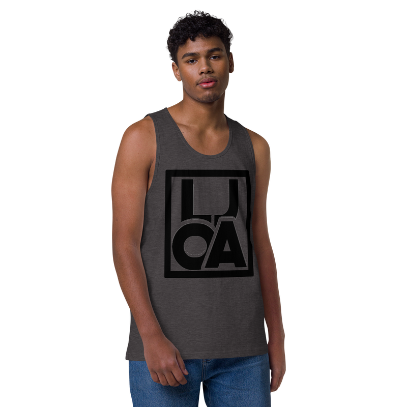 Lion Of Judah Apparel Black new logo Men’s Premium Tank Top