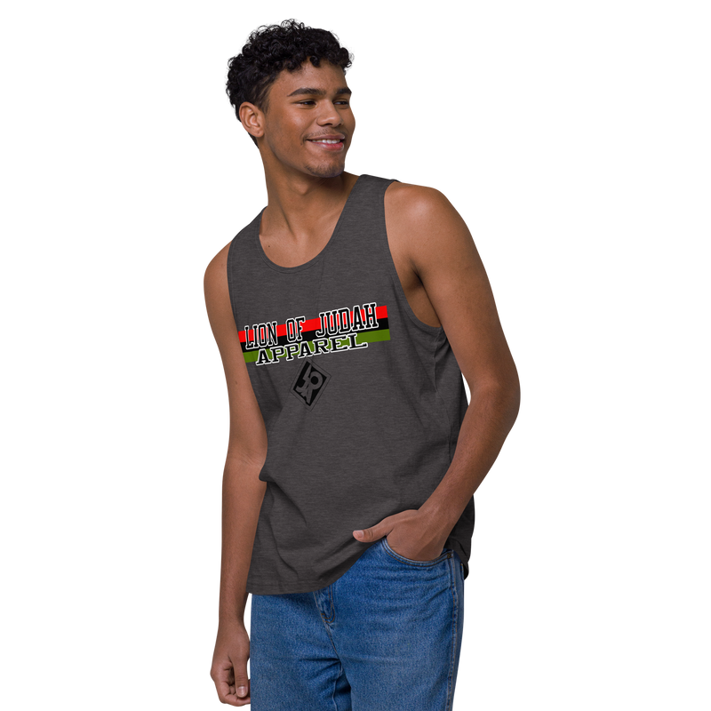 Lion Of Judah Apparel Brand Design Men’s premium tank top