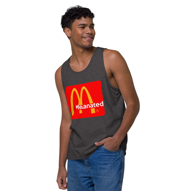 Lion Of Judah Mc Donald's Spinoff Design Men’s premium tank top