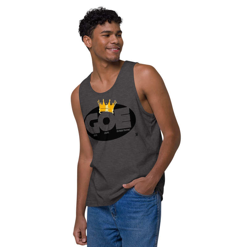 God Over Everything Design Men’s Premium Tank Top