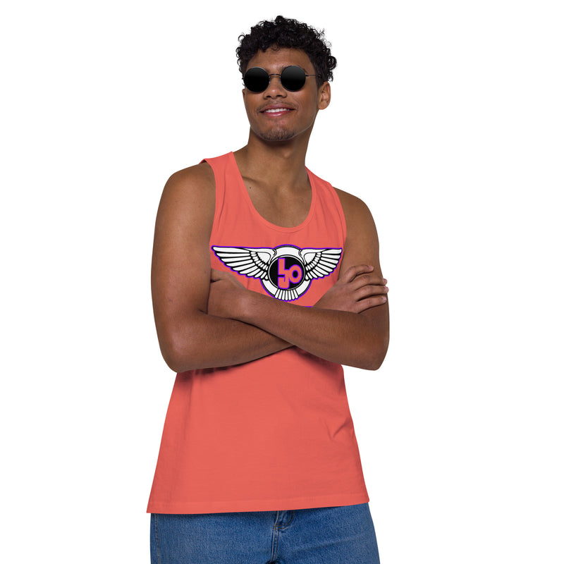 Lion Of Judah Purple Design logo Men’s premium tank top
