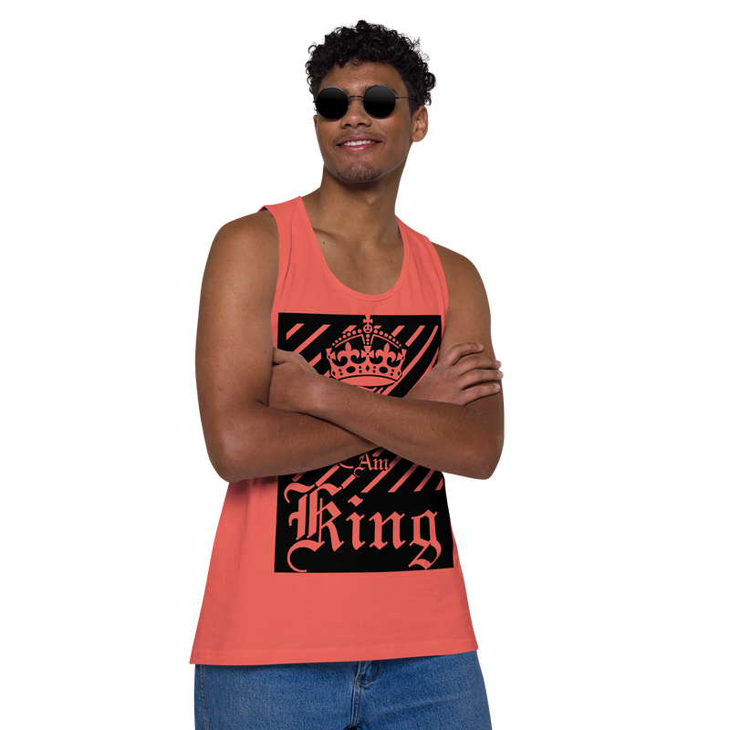 I am King Men’s premium tank top