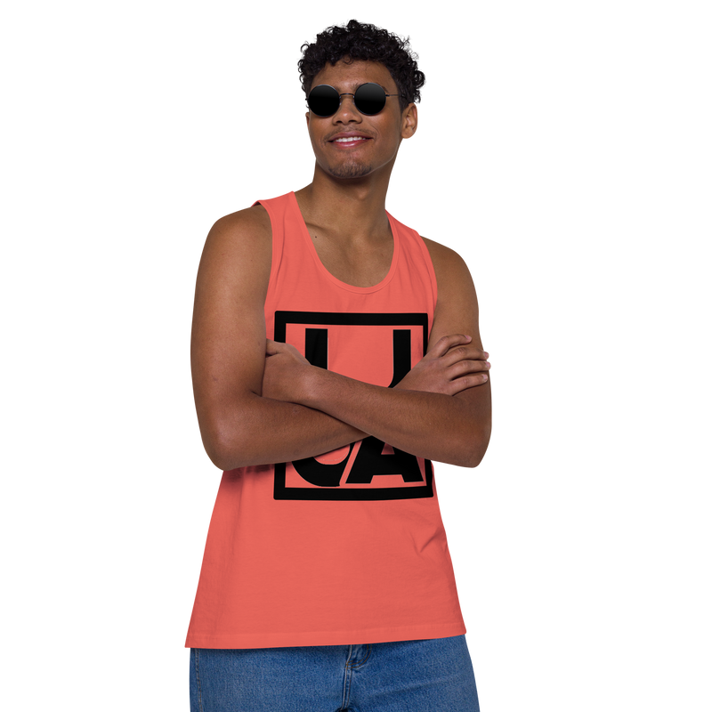 Lion Of Judah Apparel Black new logo Men’s Premium Tank Top