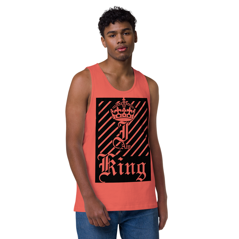 I am King Men’s premium tank top
