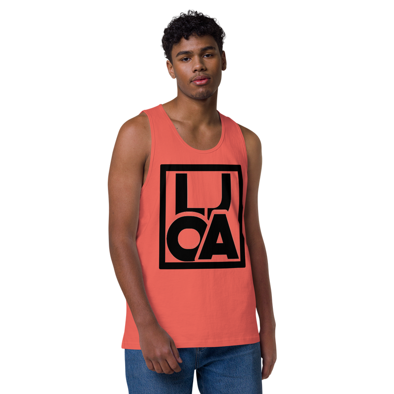 Lion Of Judah Apparel Black new logo Men’s Premium Tank Top