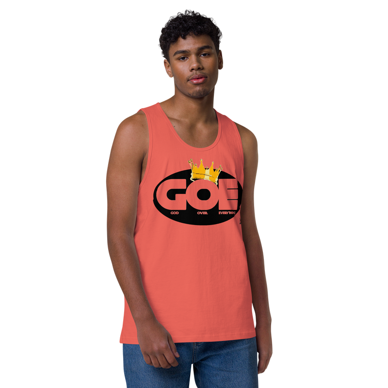 God Over Everything Design Men’s Premium Tank Top