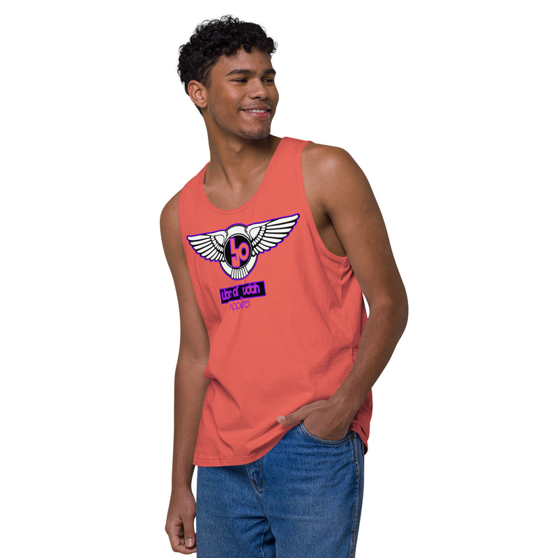 Lion Of Judah Purple Design logo Men’s premium tank top