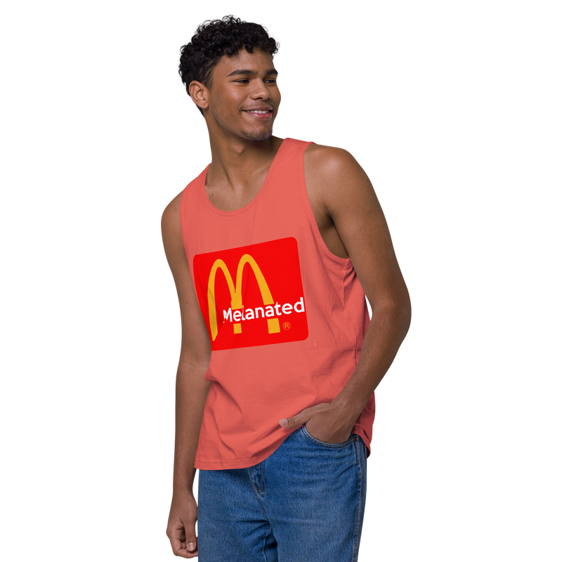 Lion Of Judah Mc Donald's Spinoff Design Men’s premium tank top